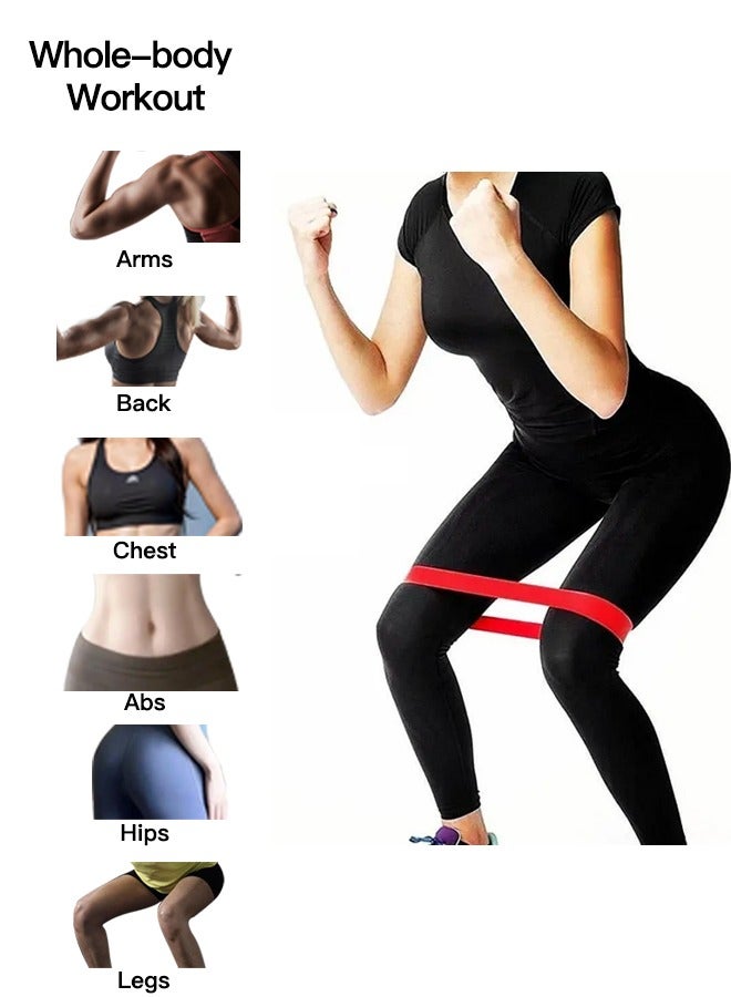 Generic Yoga Resistance Bands for Woman, Fitness Resistance Bands, Elastic Bands for sports and training,Home Gym,5 pcs  - Image 2