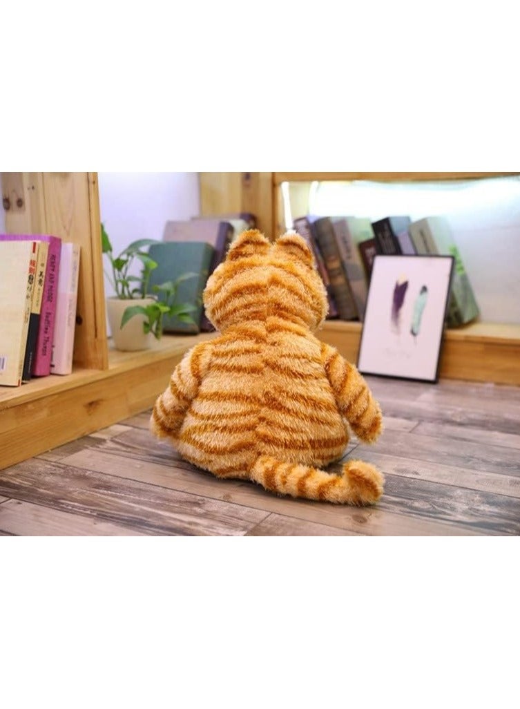 general 11.8-inch Ugly Cat Plush Toy Adorable Cat Plush Toy—Beloved by Children Yellow Chubby Cat, Lazy Yellow Chubby Cat Plush Toy - Image 4