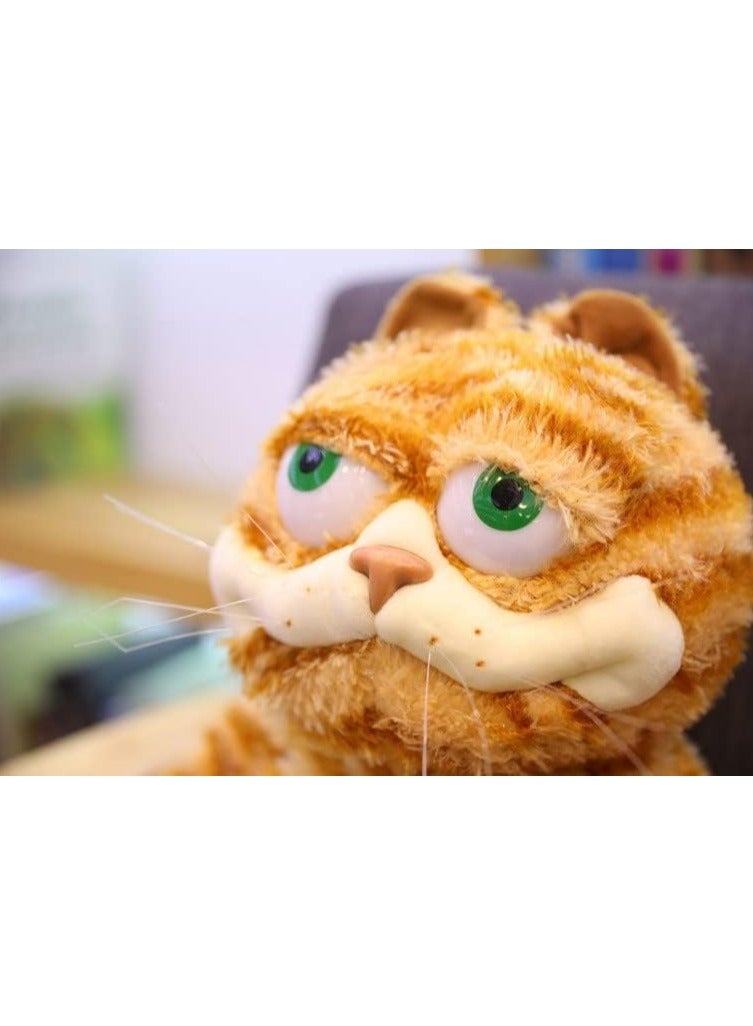 general 11.8-inch Ugly Cat Plush Toy Adorable Cat Plush Toy—Beloved by Children Yellow Chubby Cat, Lazy Yellow Chubby Cat Plush Toy - Image 5