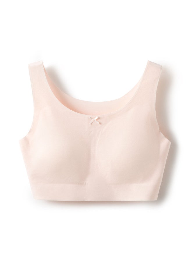 Balabala Seamless Adjustable Girls' Underwear - Summer Bralette For Developing Tweens, Breathable Training Bras In Two Growth Stages For Elementary Schoolers - Image 2