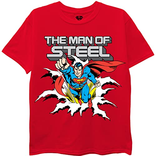 DC Comics مجموعة تي شيرت DC Comics للأطفال غير محددة الجنس - باتمان، سوبرمان، رابطة العدالة (3 قطع) - Image 4