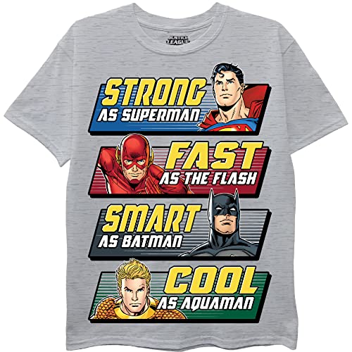 DC Comics مجموعة تي شيرت DC Comics للأطفال غير محددة الجنس - باتمان، سوبرمان، رابطة العدالة (3 قطع) - Image 3