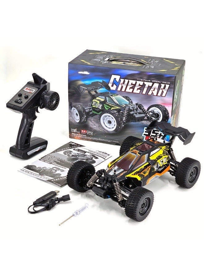 1:16 Scale Speed Race RC Drift Buggy Car – 4x4 High-Speed Racing Remote Control Car with Powerful Motor, Extra 4 Tyres and Durable All-Terrain RTR Design for Kids and Adults - Image 2