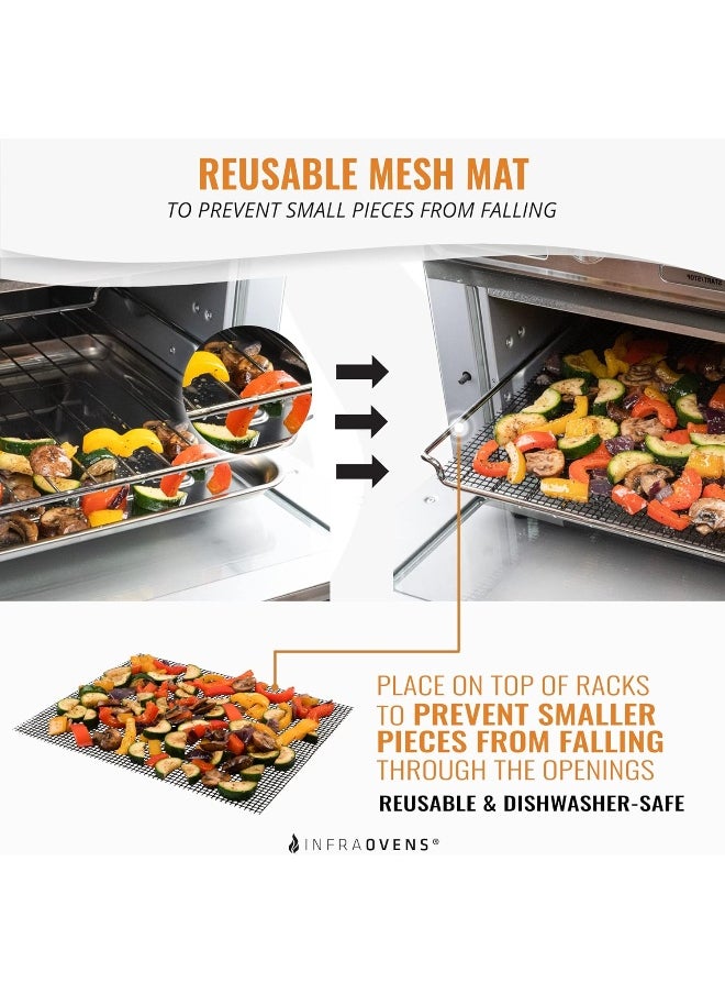 Generic - Reusable Liners for Toaster Oven Air Fryer 12 x 13 Accessories Compatible with Emeril Lagasse, Kitchenaid, Cuisinart, Black & Decker, Breville + More, Liner Protectors for Oven Trays and Racks - Image 1