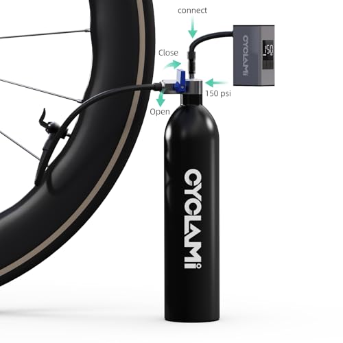 CYCLAMI Tire Booster 13L Aluminum Alloy MTB Road Inflator Tire Air Bottle Valve Gas Cylinder Accessories - Image 3