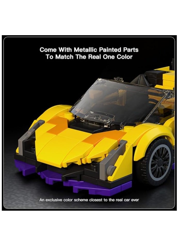 mould king Mould King 27053 Speed ​​Champoin Veneno Supercar Building Kit, toys-and-games/building-toys, Toy Car Building Blocks, Speed ​​Racing Building Blocks, building blocks for kids 8+ (365 Pieces)  - Image 2