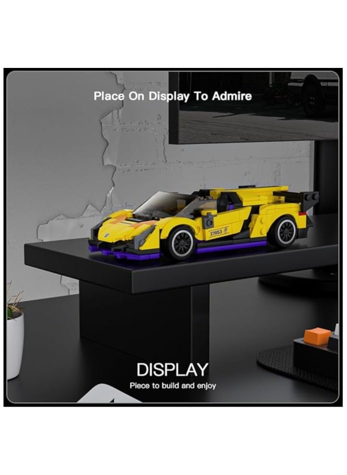 mould king Mould King 27053 Speed ​​Champoin Veneno Supercar Building Kit, toys-and-games/building-toys, Toy Car Building Blocks, Speed ​​Racing Building Blocks, building blocks for kids 8+ (365 Pieces)  - Image 4