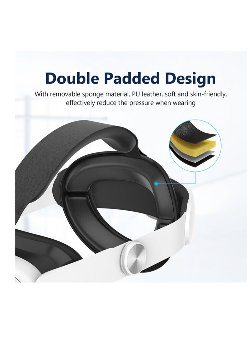 Excefore - Adjustable Head Strap for Meta Quest 3 Accessories, Comfortable Lightweight Adjustable Elite Headset Replacement Accessories for Meta Quest 3, VR Headset Strap Replacement for Meta Quest 3 - Image 1