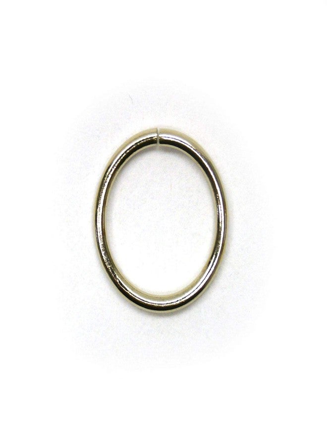 Delphi Glass 3/8" Nickel Jump Rings - 50 Pieces - Image 1