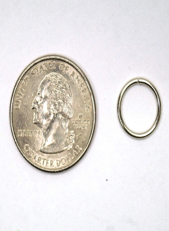 Delphi Glass 3/8" Nickel Jump Rings - 50 Pieces - Image 2