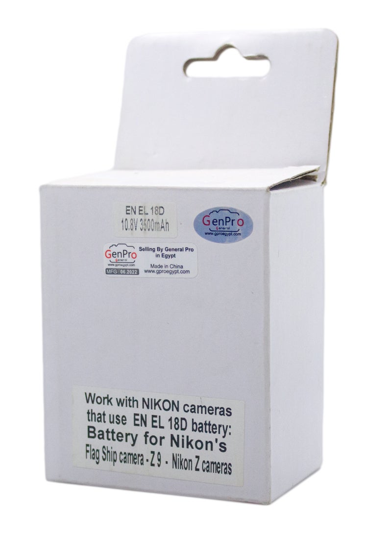 Beston Battery for Nikon EN-EL18D: Advanced rechargeable battery tailored for Nikon cameras utilizing EN-EL18D.