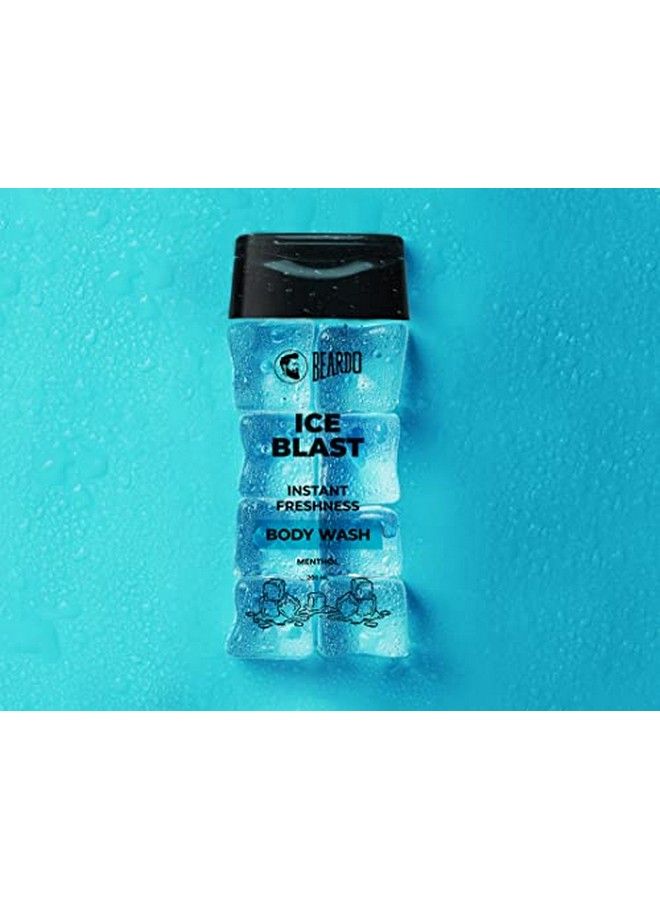 BEARDO Ice Blast Body Wash For Men 200Ml | Menthol Cooling Bodywash For Men | Instant Icy Cool Freshness Body Wash | For The Pricky Summer Heat | Sweat Control | Long Lasting Cool - Image 3