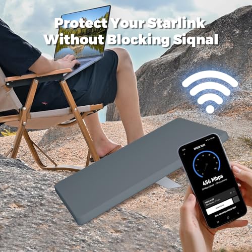 Zeroffi Starlink Mini Protective Cover Case, Starlink Mini Accessories Silicone Protective Case for Starlink Mini Dish - Image 3