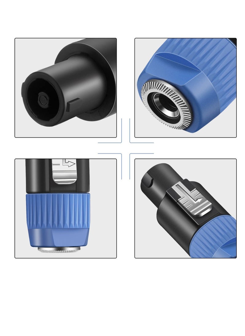 Excefore - Speakon Connector - Professional Speaker Twist Lock Plug - High-Quality Audio Connector for Sound Systems, Amplifiers, and PA Systems - Durable and Reliable - Pack of 8 - Image 1