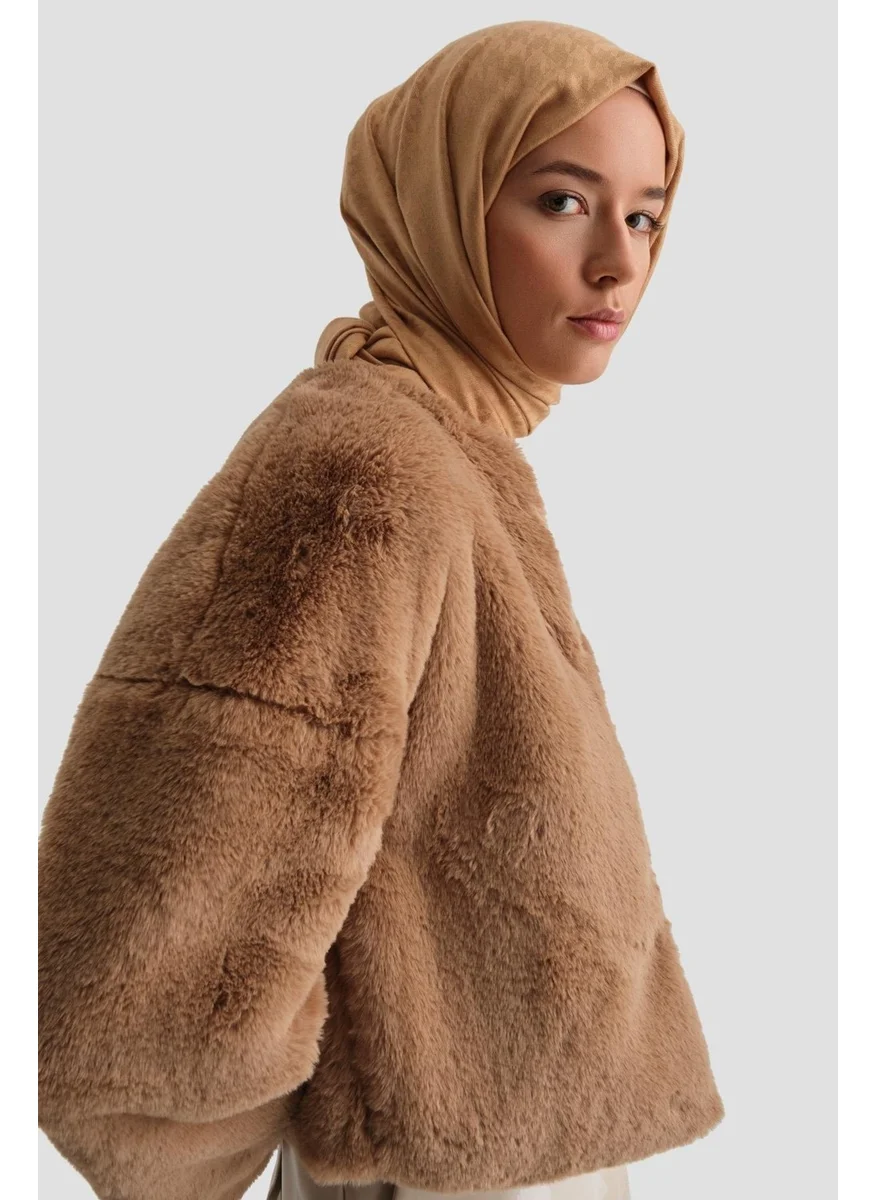 ARMINE Fur Coat 24K7610 Camel
