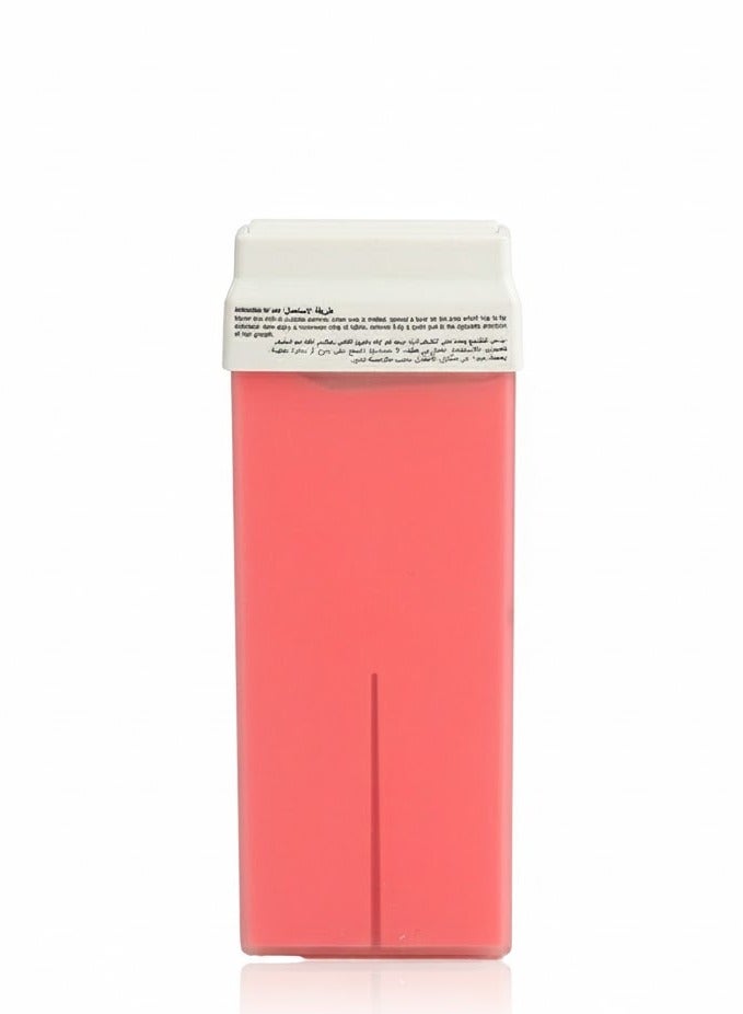 VIZO Silk & Peel Strawberry Wax Large Roll 100ML - Image 2