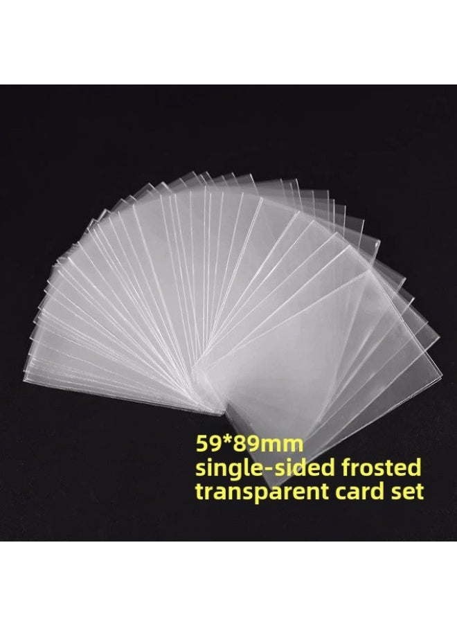 Generic - 20 Silk Frosted Thickeneded Card Set Card Film Board Game Card Accessories Album Star Card Bag Protective Cover 50 Pieces-Color:【MS12】20 Silk Frosted 59x91MM - Image 1