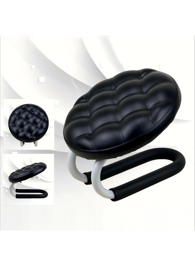 Portable Meditation Stool, Ergonomic Kneeling Support for Yoga, Mindfulness, and Prayer,  Black - Image 2