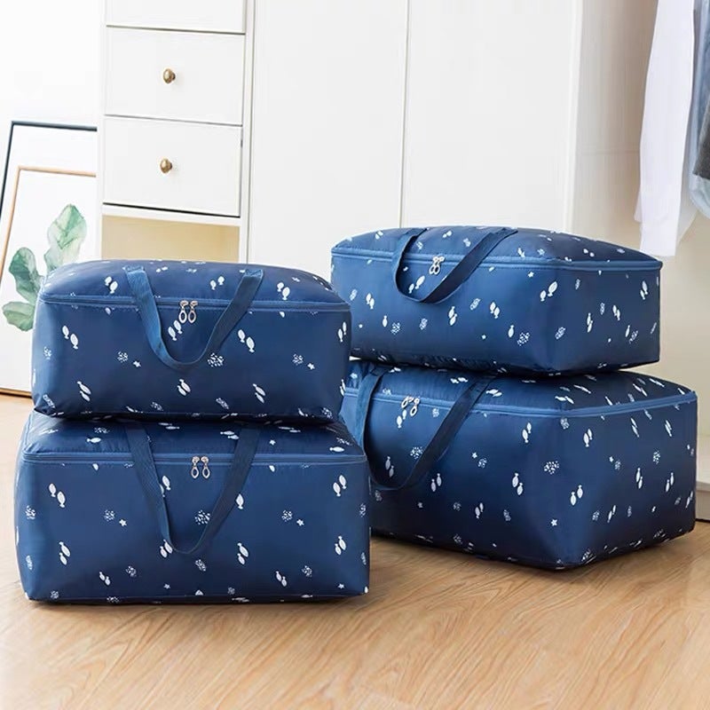 Quilt Storage Bag Large Capacity Waterproof Moisture-Proof Organizing Clothes Clothing Luggage Bag Moving Packing Quilt Bag - Image 4