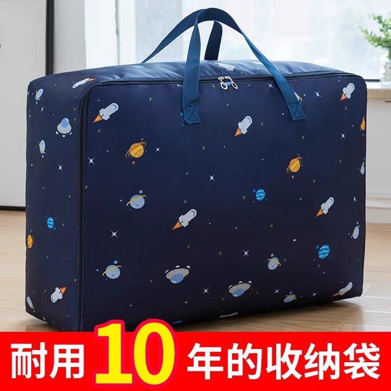 Quilt Storage Bag Large Capacity Waterproof Moisture-Proof Organizing Clothes Clothing Luggage Bag Moving Packing Quilt Bag - Image 2