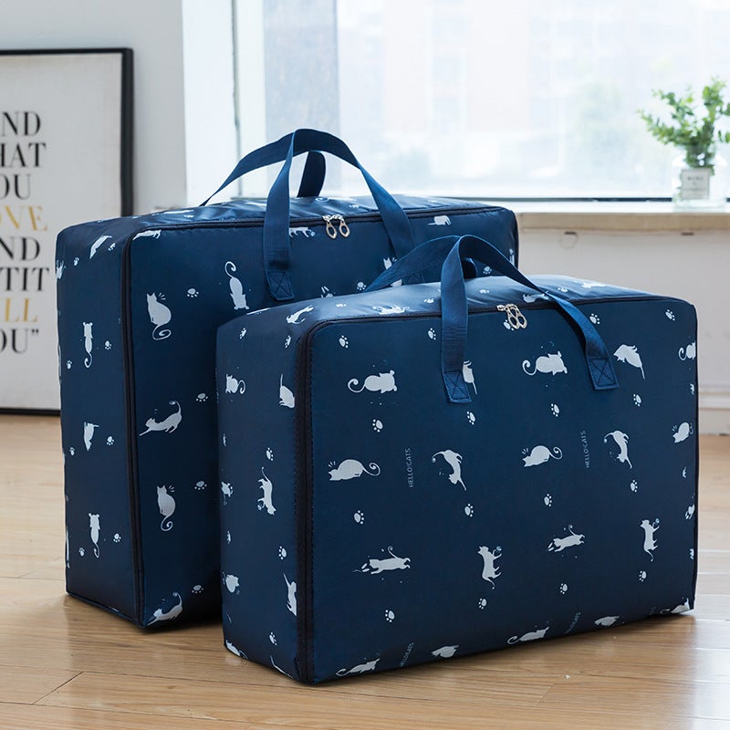 Quilt Storage Bag Large Capacity Waterproof Moisture-Proof Organizing Clothes Clothing Luggage Bag Moving Packing Quilt Bag - Image 1