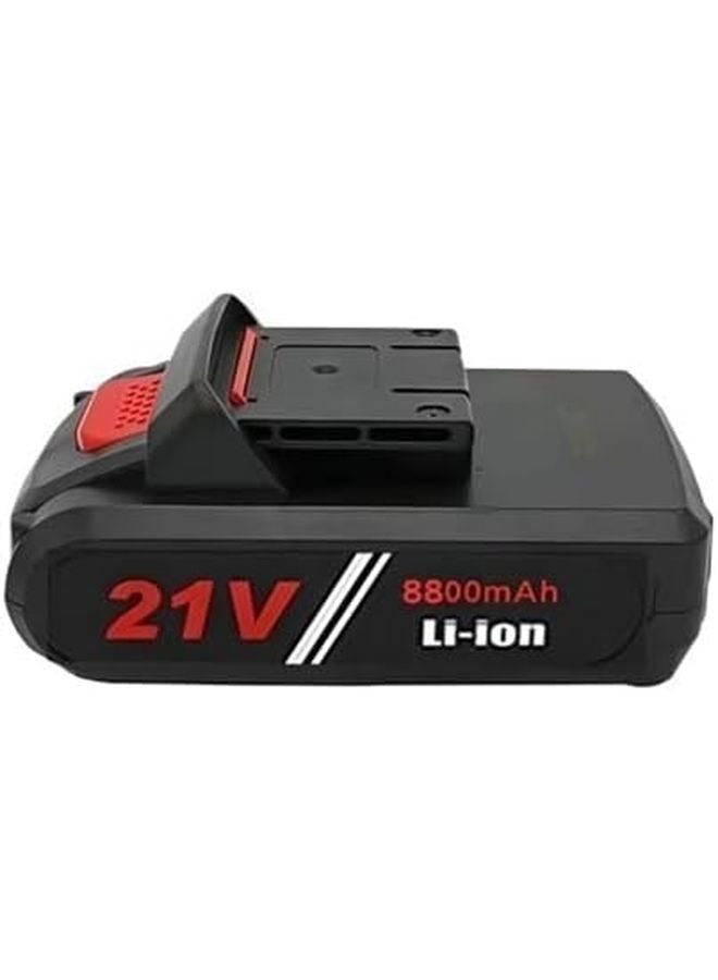 بطارية ليثيوم أيون قابلة لإعادة الشحن 21 فولت 8800 مللي أمبير متوافقة مع المثاقب الكهربائية ومفكات البراغي اللون 21 فولت ب - Image 1