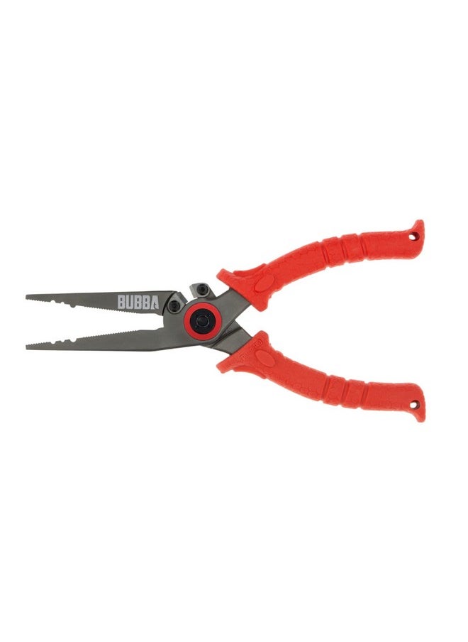 Bubba BUBBA 8.5" Stainless Steel Pliers with Non-Slip Handle, Spring Loaded with Crimping Tools and Anvil Cutters Lanyard Hole and Sheath  - Image 1
