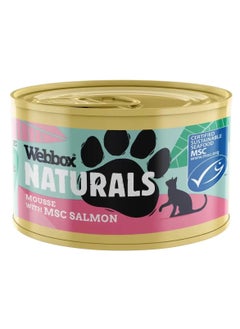 Webbox Naturals Salmon Mousse Wet Cat Food 85 G  - Image 1