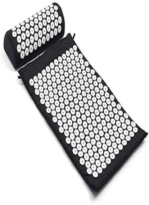 Acupuncture Pads, Acupressure Massage Pads, Meditation Pads, Pillow Set for Back Acupuncture Cushion Yoga Mat Massage Fitness Meditation Pad for Storage and Travel