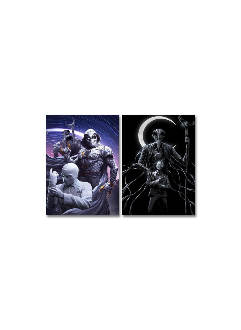 Marktna Decorative Wall Art Painting with an Animation Design, 2 pieces, Size 80x60cm - Image 2