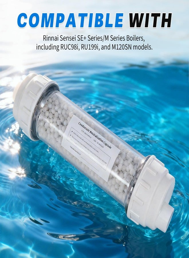 طقم مُعادل التكثيف Lazenta 804000074 متوافق مع سخانات المياه والغلايات الفورية Rinnai Sensei SE+ وM Series، بما في ذلك RU199i وRUC98i وM120SN - Image 2