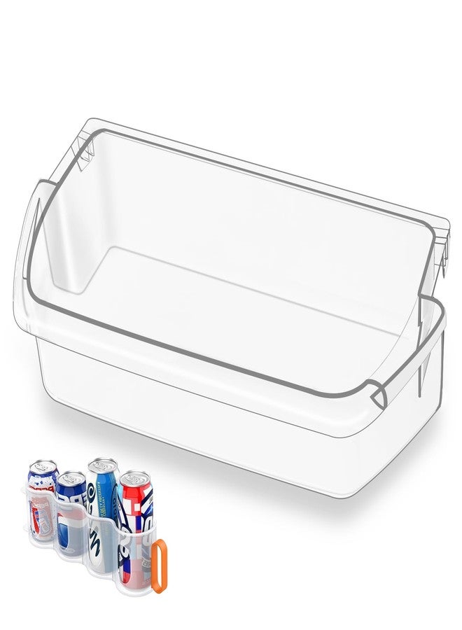 Alvar UPGRADED W10803530 W10582649 Door Shelf Bin WRT311FZDW01 Parts Compatible with Whirlpool Refrigerator Door Shelf AP5982593 PS11703474 WRT311FZDW00 WRT311FZDM00 WRT311FZDM01 WRT311FZDW02 Door Shelves - Image 1