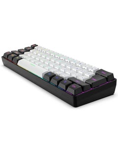 Rock Pow 60% Wired Gaming Keyboard, RGB Backlit Ultra-Compact Mini Keyboard, Waterproof Small Compact 61 Keys Keyboard for PC/Mac Gamer, Typist, Travel, Easy to Carry on Business Trip  - Image 2