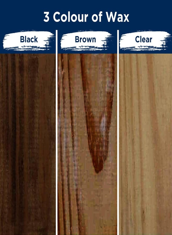 بلوبيرد شمع طلاء الأثاث - 3.38 أونصة سائلة (100 مل) - لمسة نهائية واقية تدوم طويلاً، سريع الجفاف، خالٍ من الروائح، غير ضار (أسود) - Image 5