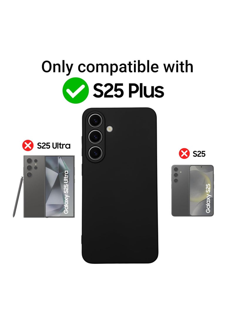 دينكس غطاء حماية لهاتف سامسونج جالاكسي S25 بلس، حامل مغناطيسي للسيارة، وحزام يد عمودي وأفقي من السيليكون الفاخر مع حامل متعدد الاستخدامات لهاتف سامسونج جالاكسي S25 بلس (أزرق داكن) - Image 2