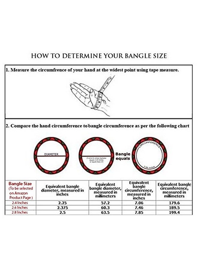 YouBella Fashion Jewellery Traditional Gold Plated Bracelet Bangles Set for Girls and Women (2.8) - Image 4