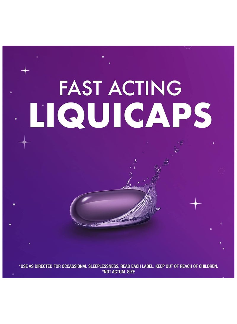 Vicks ZzzQuil Nighttime Sleep-Aid, 12 Liquicaps  - Image 3