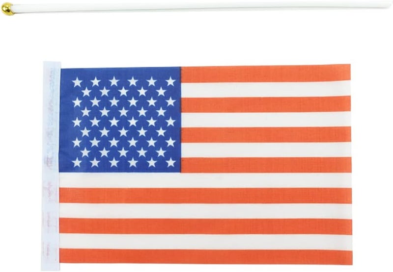 mflagperft Small American Flags On Stick, Mini Handheld American USA Flag, Ideal For Party Parades Sports Events Patriotic Festival 4th Of July Decorations - Image 3