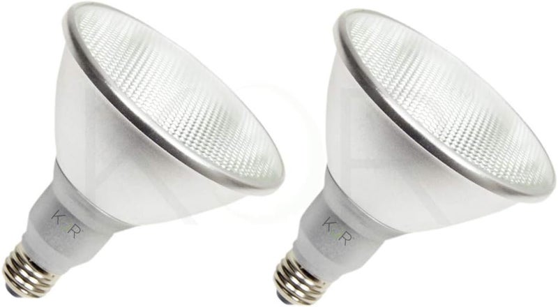 KOR Pack of 2 K21471 LED PAR38FL 120V  18 Watt High Output 100W Replacement PAR38 Flood  120 Volt  LED Light Bulbs Indoor  Outdoor Use 3000K Soft White - Image 5