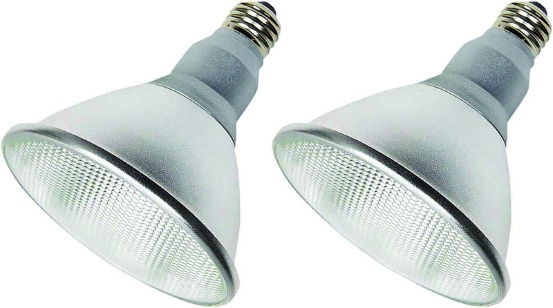KOR Pack of 2 K21471 LED PAR38FL 120V  18 Watt High Output 100W Replacement PAR38 Flood  120 Volt  LED Light Bulbs Indoor  Outdoor Use 3000K Soft White - Image 1