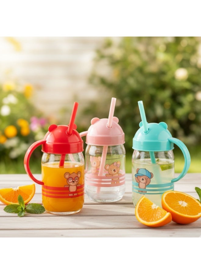 كلوكس طقم كاسات زجاج للأطفال 3 حبة - Image 1