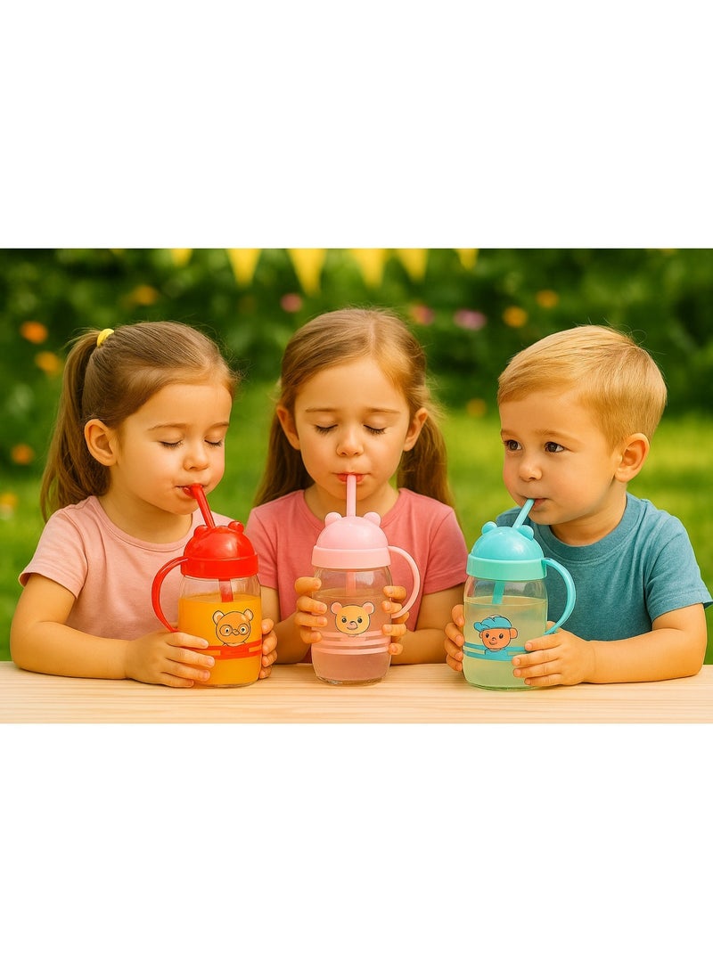 كلوكس طقم كاسات زجاج للأطفال 3 حبة - Image 2