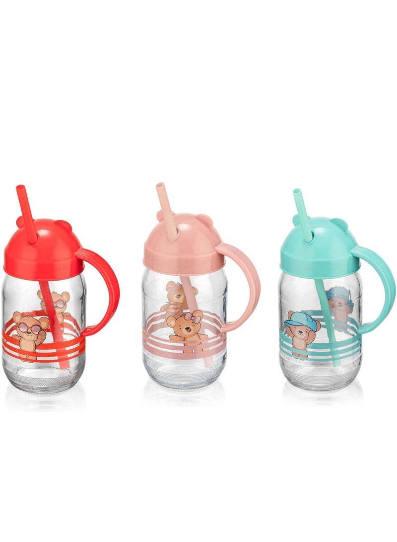 كلوكس طقم كاسات زجاج للأطفال 3 حبة - Image 3