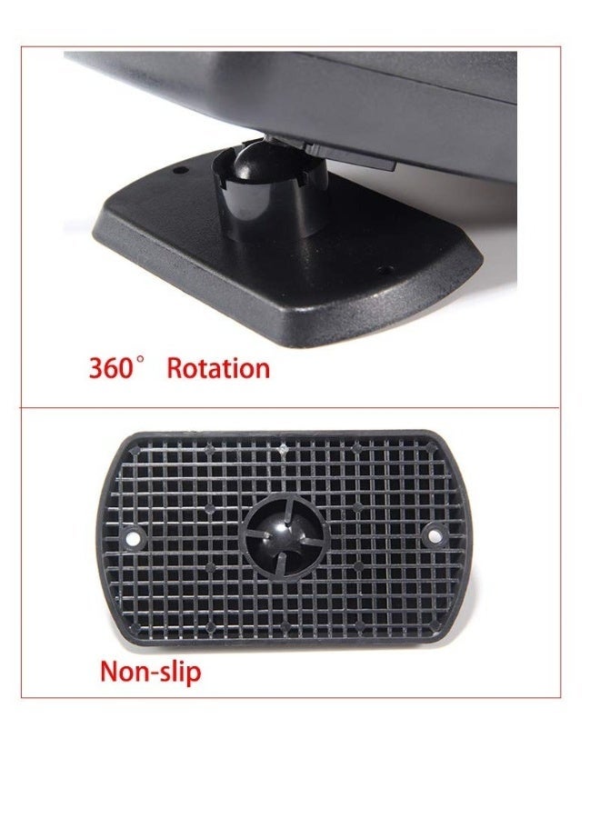 MUNTAQI Car Heater 12V Portable Winter Auto Van Defroster 150W Heating Demister Cooling Fan (Grey with Air Purification) - Image 5