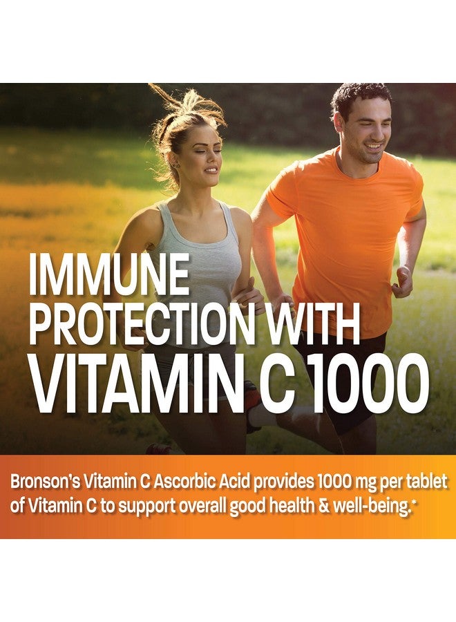 Bronson Vitamin C 1000 Mg Premium Nongmo Ascorbic Acid Maintains Healthy Immune System Supports Antioxidant Protection 250 Tablets - Image 4