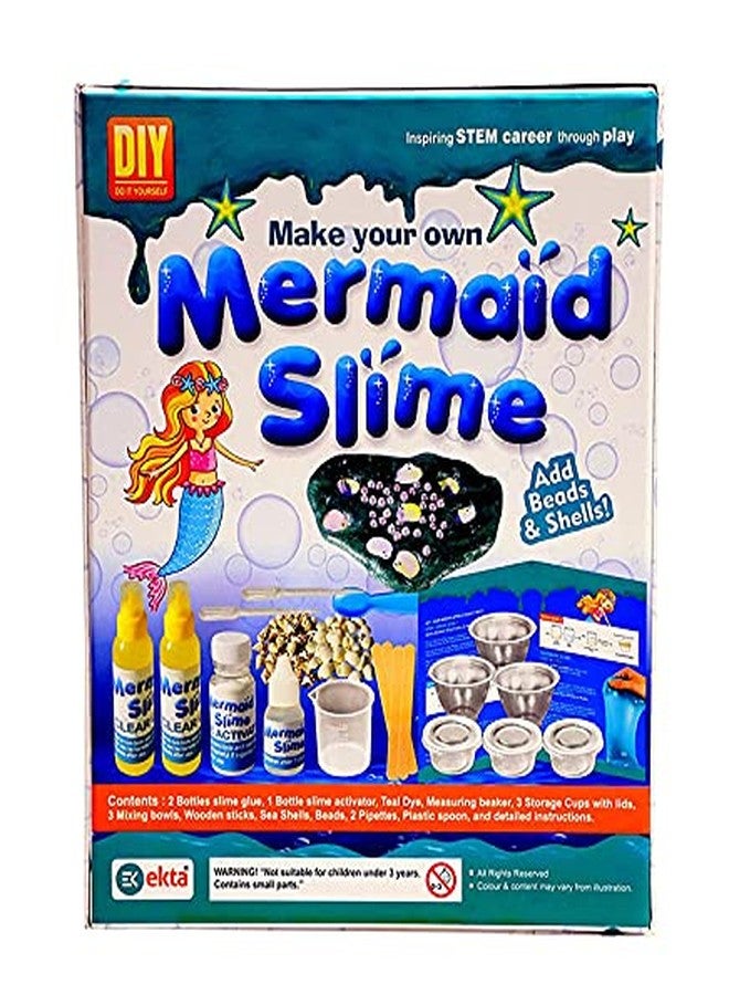 Simransh Mermaid Slime / Non-Toxic Activity Fun Learning Yucky Mermaid Slime Game Kit for Kids - Image 3