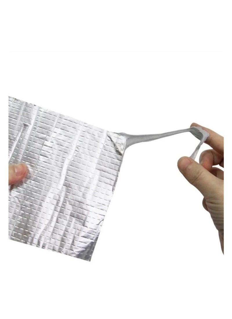 Super Strong Aluminum Foil Butyl Tape 10cm X 5m Super Waterproof Tape Self Adhesive Adhesive Tape Kitchen and Bathroom House Roof Mending Materials for Pipes Patch Holes - Image 5