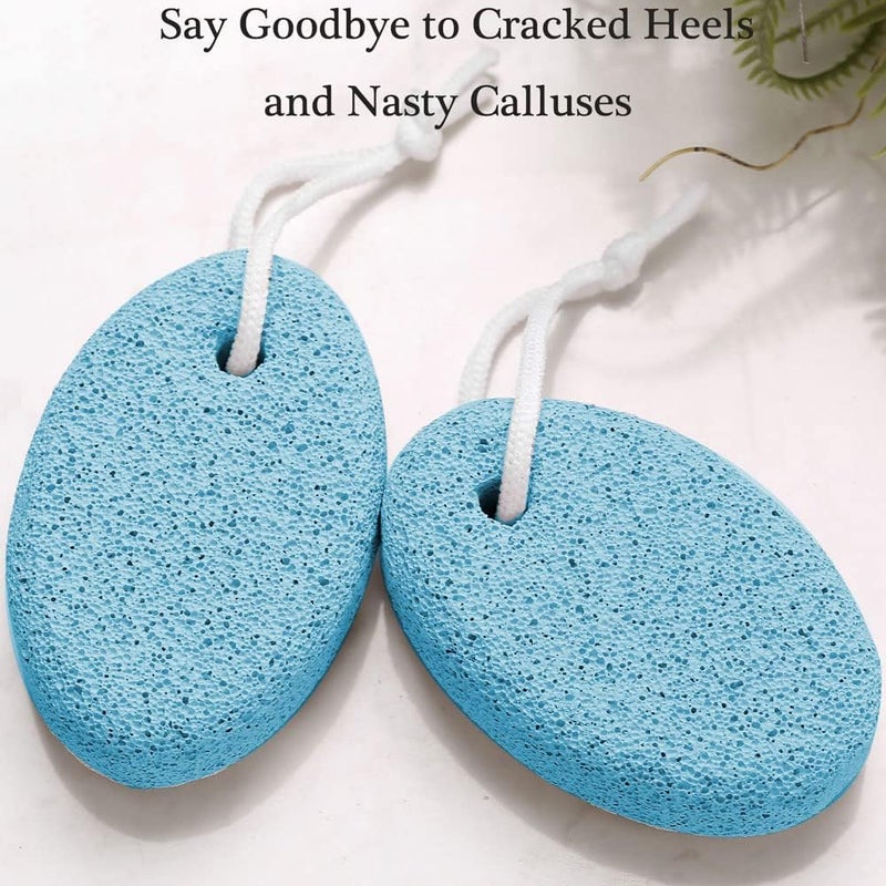 HOOMBOOM 2PCS Natural Pumice Stone for Feet, HOOMBOOM Lava Pedicure Tools Hard Skin Callus Remover for Men/Women Feet and Hands - Natural Foot File Exfoliation to Remove Dead Skin - Image 3