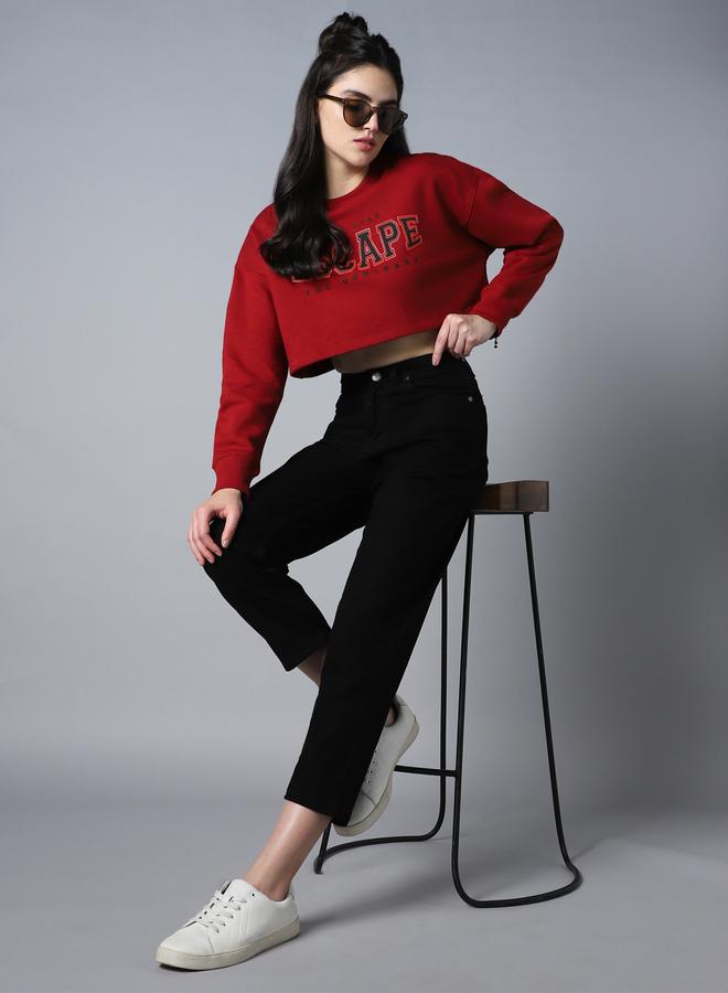 هاي ستار جينز مطاطي قصير بخصر عالي بمظهر أنيق - Image 5