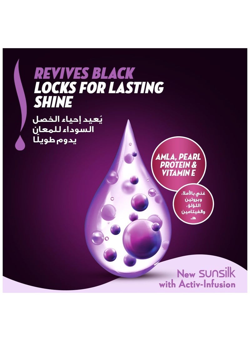 Sunsilk Stunning Black Shine  Shampoo 1 Litre - Image 3
